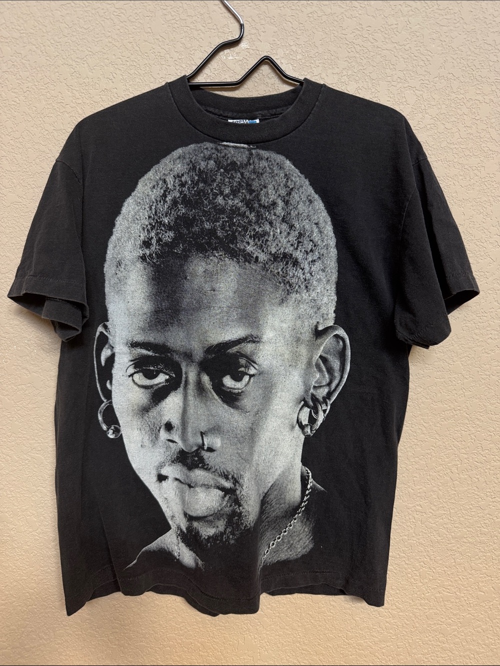 Vintage-Inspired Dennis Rodman “Bad Boy” Graphic T-Shirt - Unisex Large
